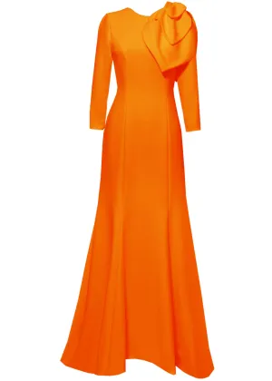 Lilinoe Orange Modest Gown