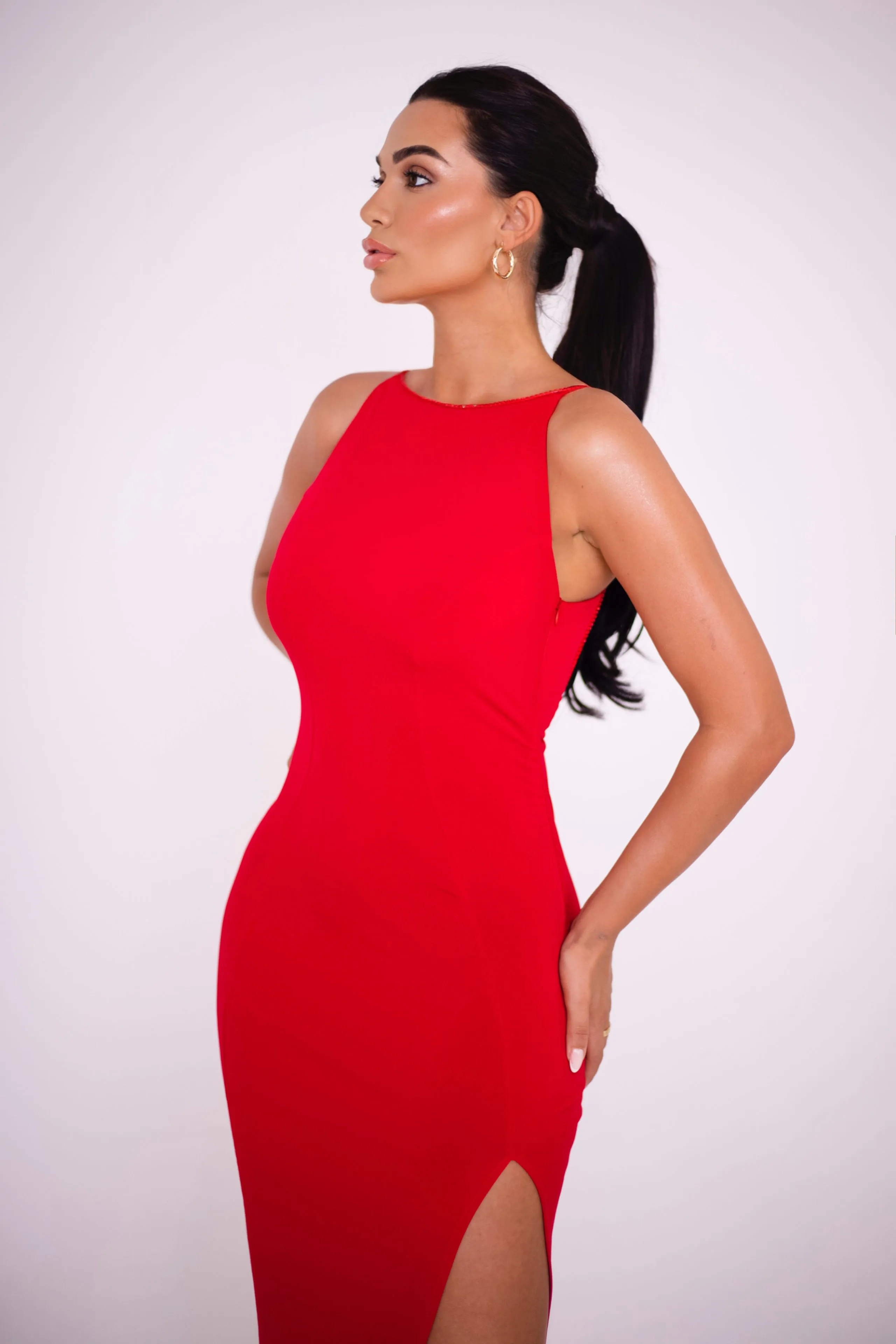 Liona Red Dress