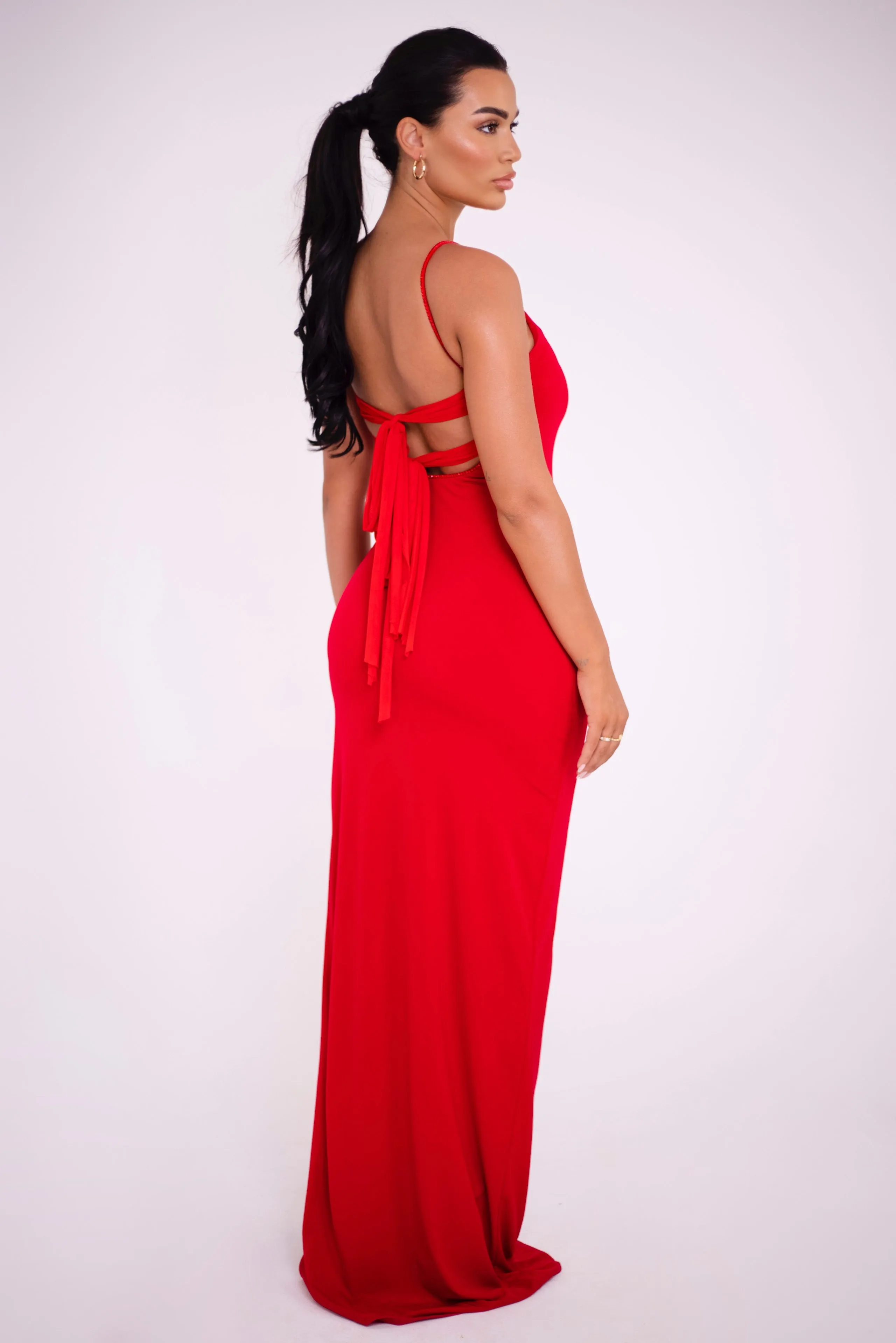 Liona Red Dress