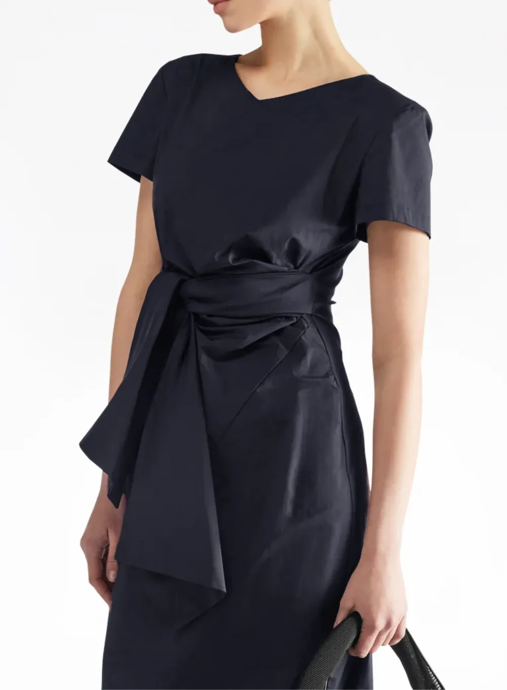 LIVIANA CONTI | Short Sleeve Waist Tie Mini Dress