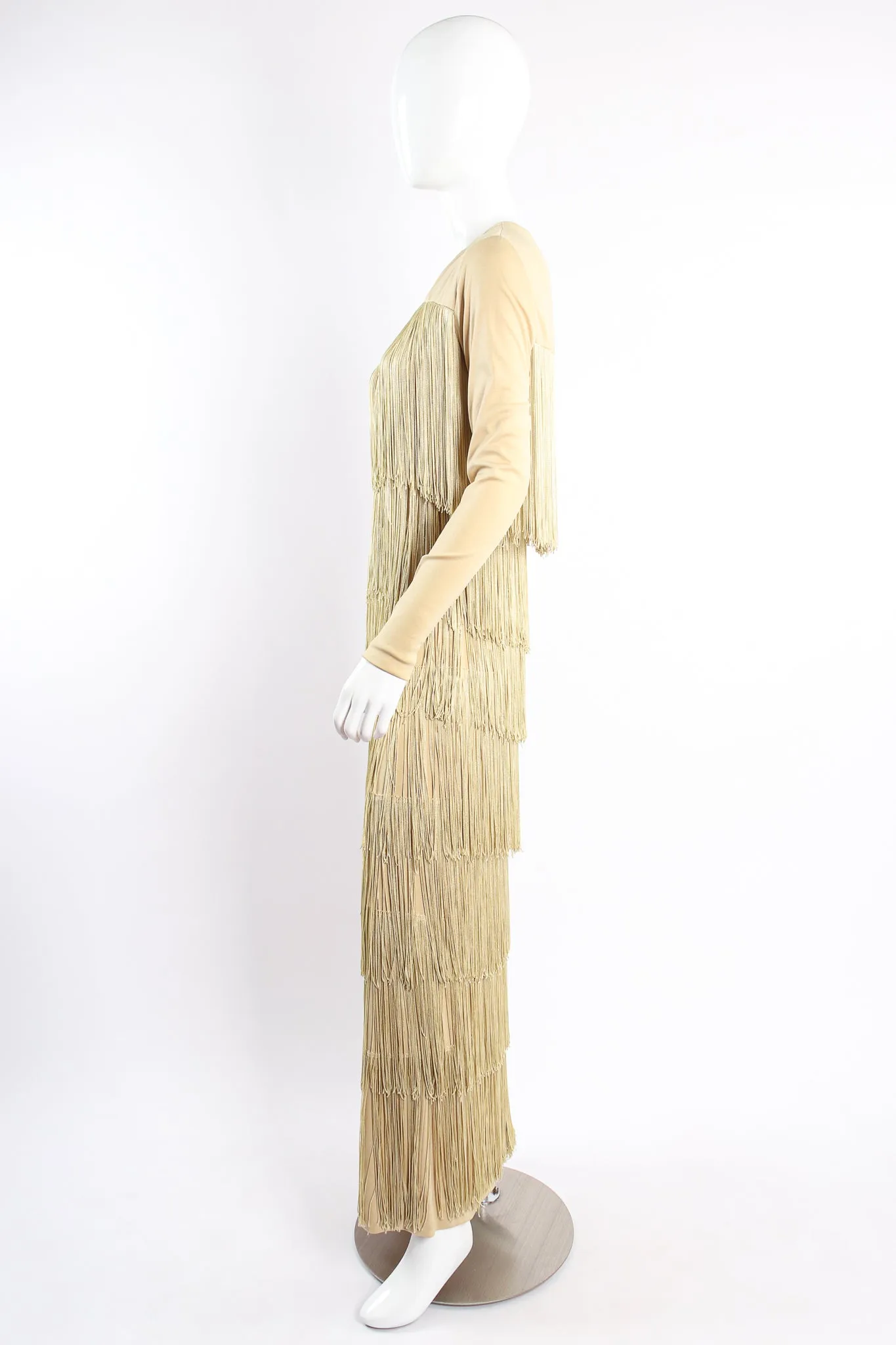 Long Tiered Fringe Dress II