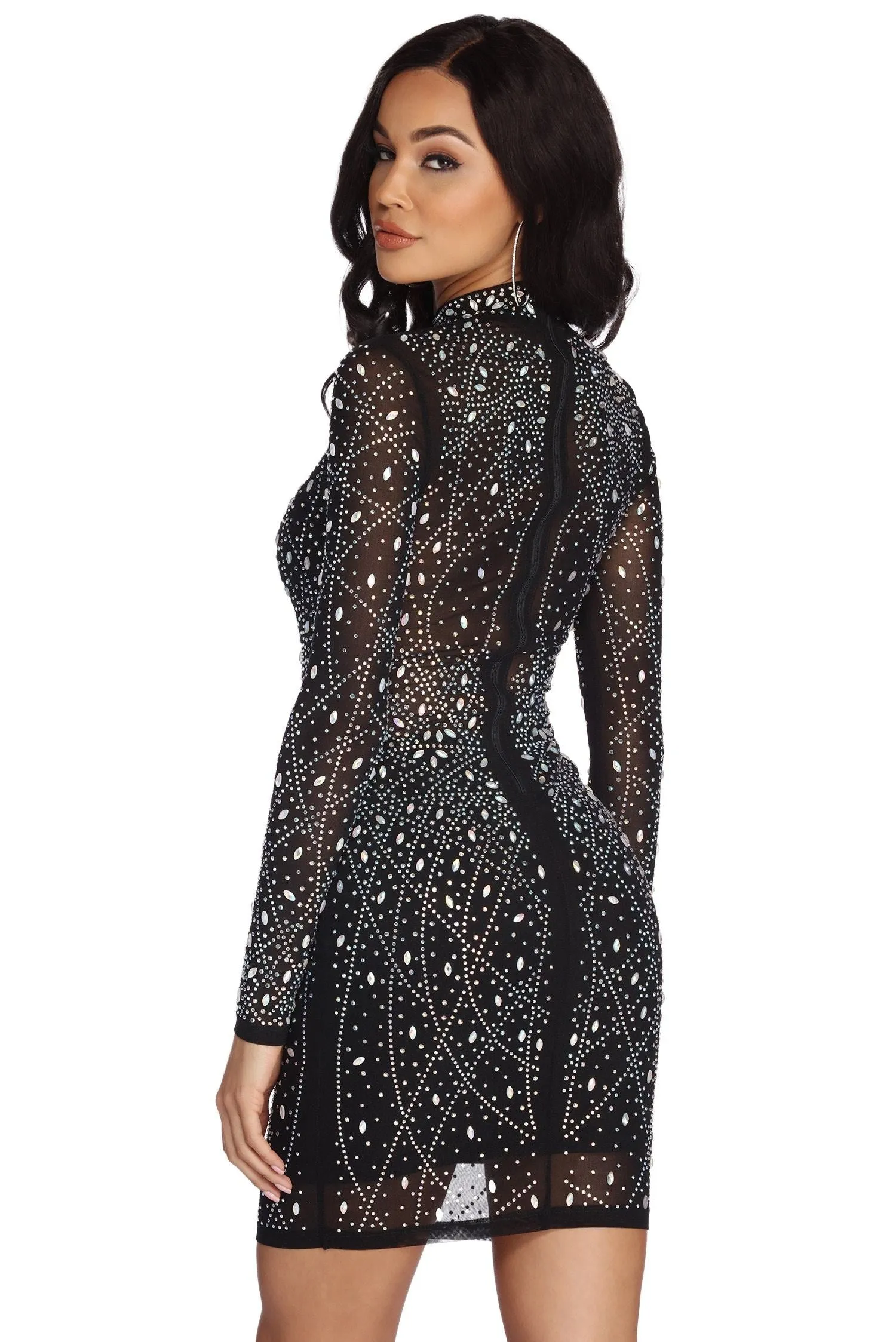 Lorelei Formal Heat Charming Stone Mini Dress