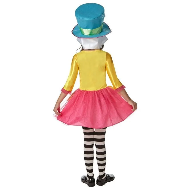 Mad Hatter Girls Deluxe Costume Size 3 5.