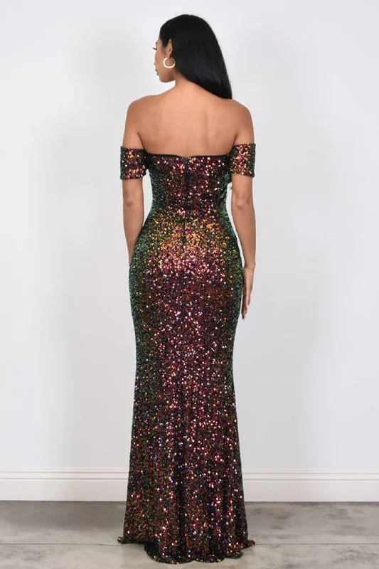 MADELYN SEQUINS MAXI DRESS