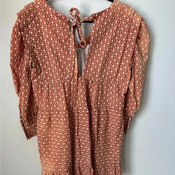 Maison Stella &amp; Suzie Embroidered Floral Prairie Dress - NWT - Medium