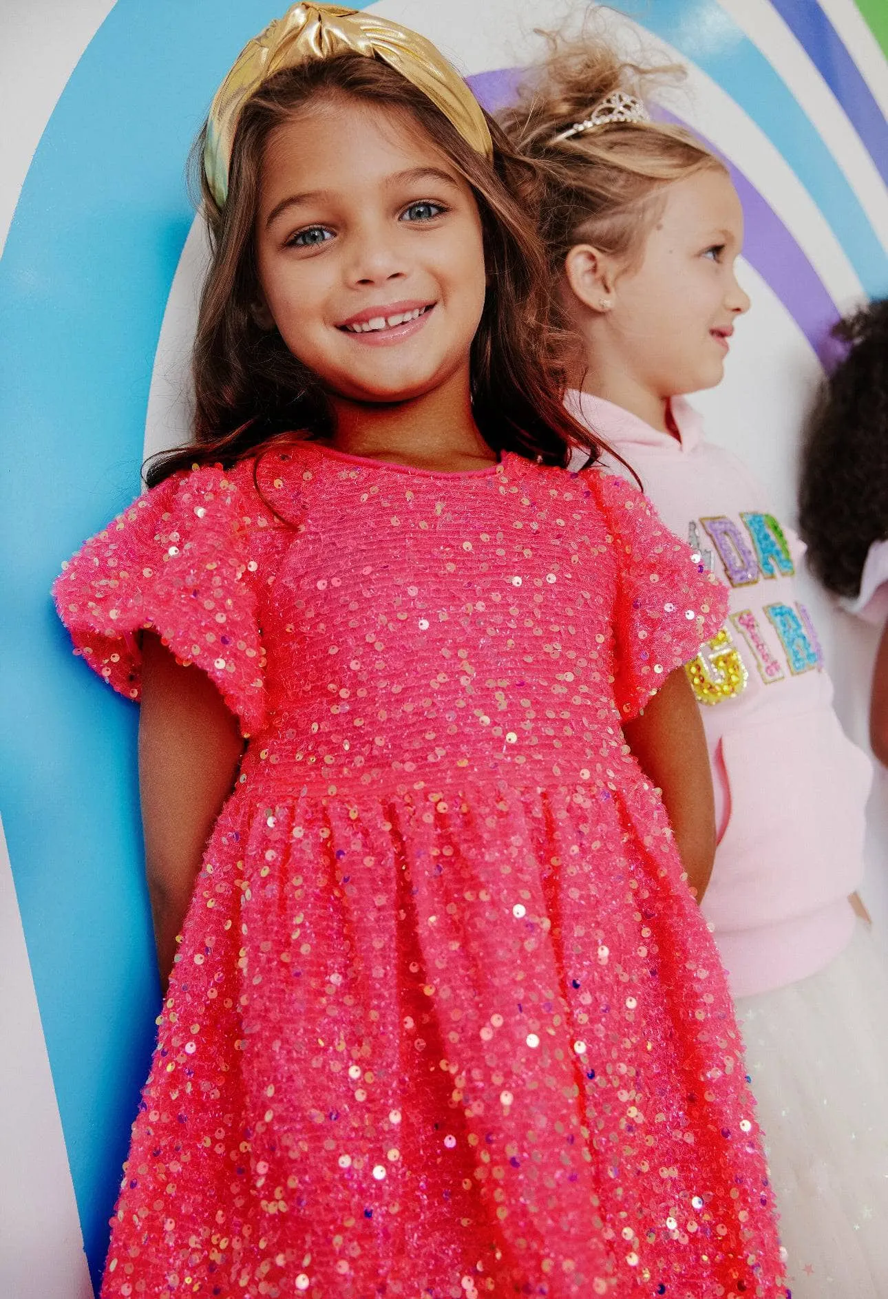 Margot Sequin Velour Dress