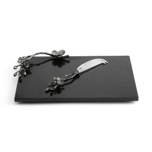 Michael Aram Black Orchid Cheese Board with Knife Small - 110839
