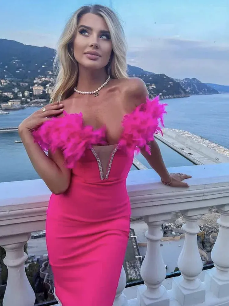 Midi Bodycon Bandage Dress