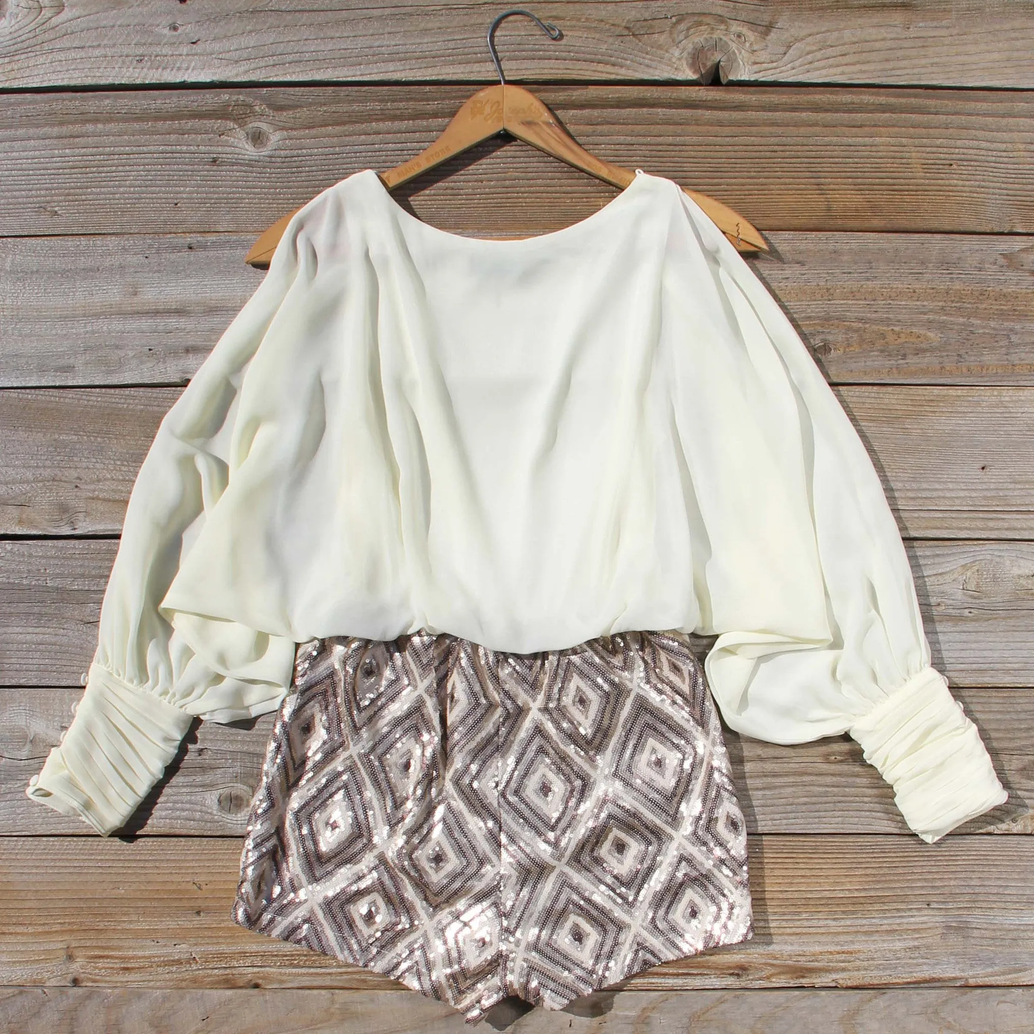 Midnight Glow Party Romper