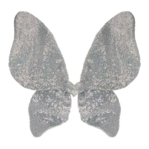 Mimi and Lula Sparkle Sequin Wings Silver
