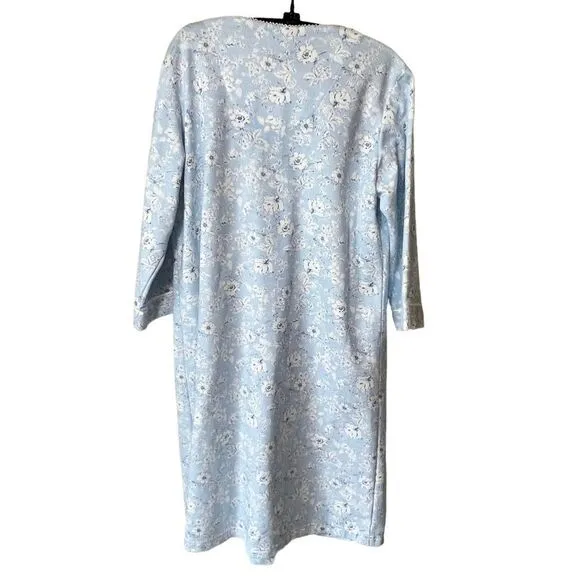 Miss Elaine 2pc Floral Bouquets Robe and Gown Set