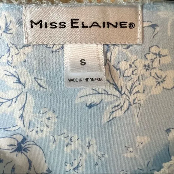 Miss Elaine 2pc Floral Bouquets Robe and Gown Set