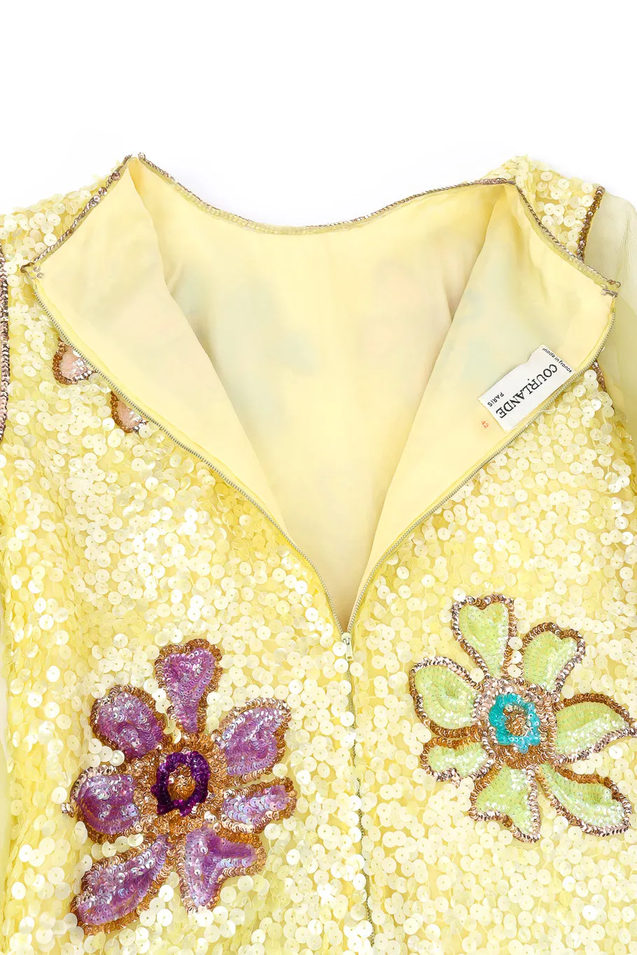 Mod Flower Sequin Dress