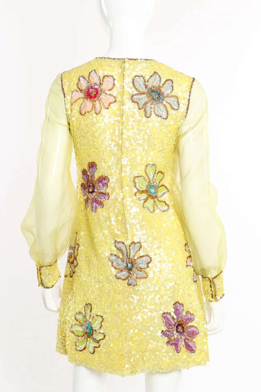 Mod Flower Sequin Dress