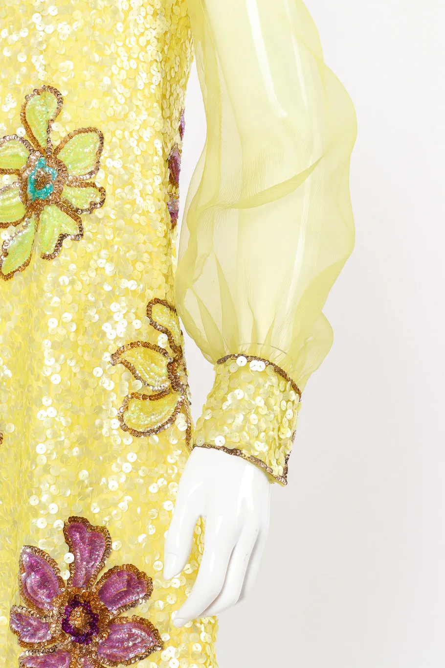 Mod Flower Sequin Dress