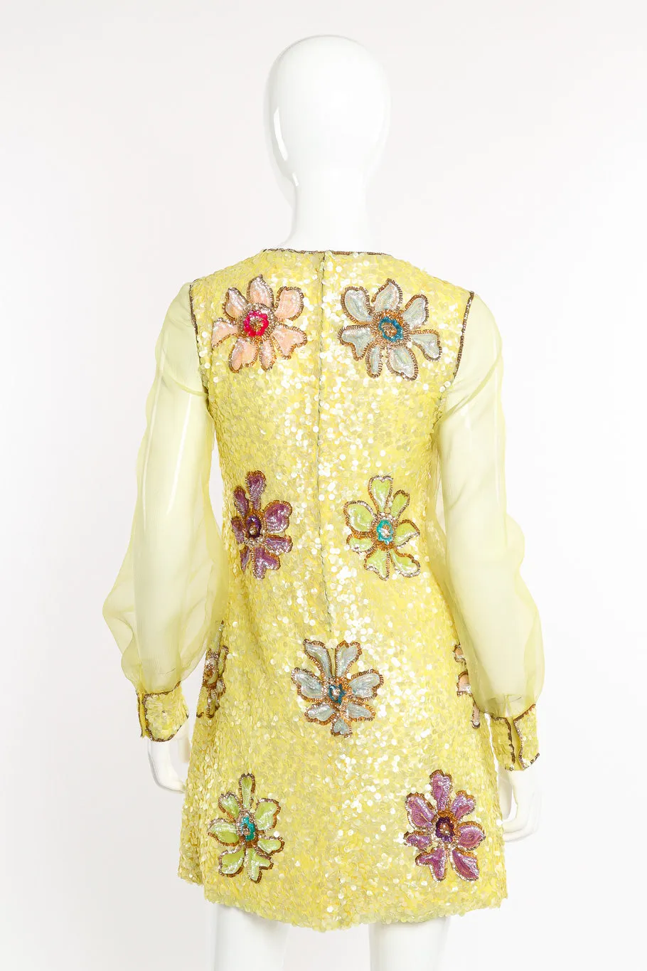 Mod Flower Sequin Dress