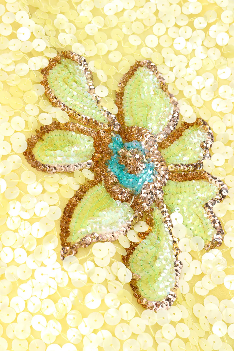 Mod Flower Sequin Dress
