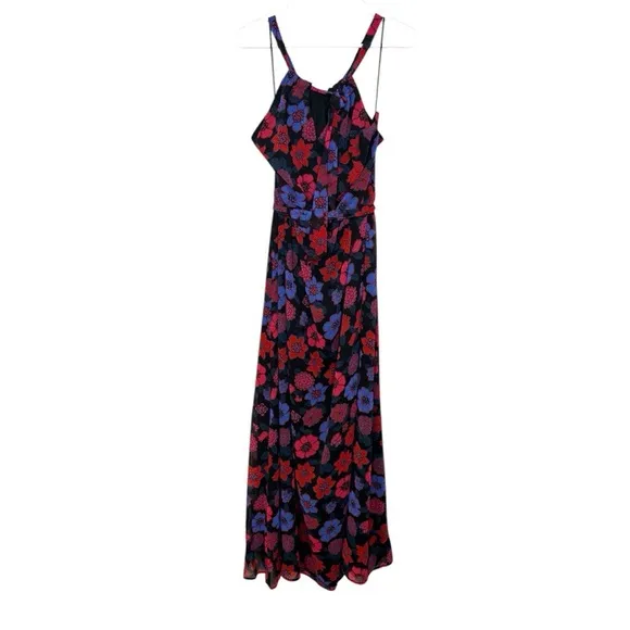 Modcloth &quot;Illuminated Elegance&quot; Chiffon Maxi Dress - Floral