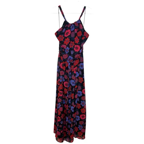 Modcloth &quot;Illuminated Elegance&quot; Chiffon Maxi Dress - Floral