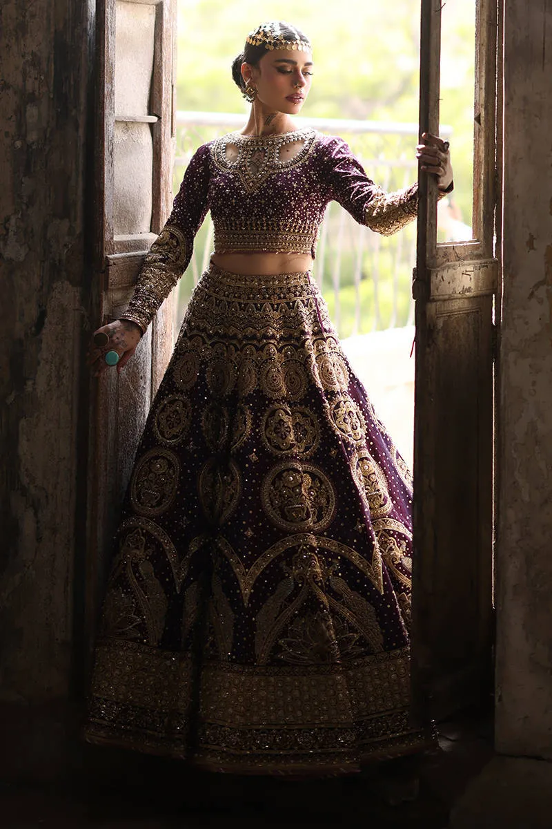 Mohsin Naveed Ranjha Bridal Festive Organza Hand Embroidered Collection Malika Jaan B