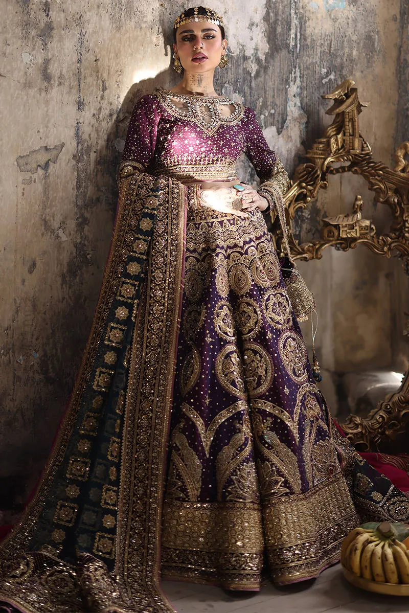 Mohsin Naveed Ranjha Bridal Festive Organza Hand Embroidered Collection Malika Jaan B