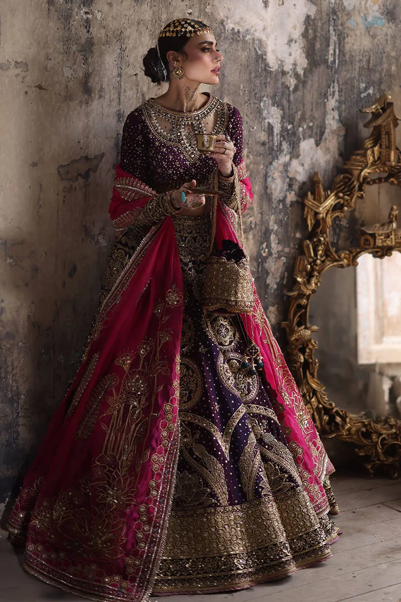 Mohsin Naveed Ranjha Bridal Festive Organza Hand Embroidered Collection Malika Jaan B