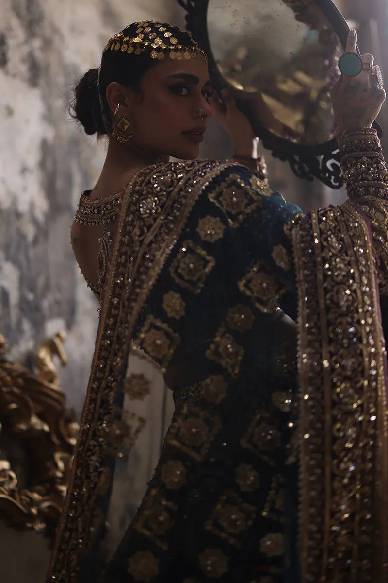 Mohsin Naveed Ranjha Bridal Festive Organza Hand Embroidered Collection Malika Jaan B