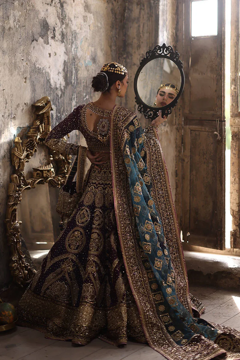 Mohsin Naveed Ranjha Bridal Festive Organza Hand Embroidered Collection Malika Jaan B