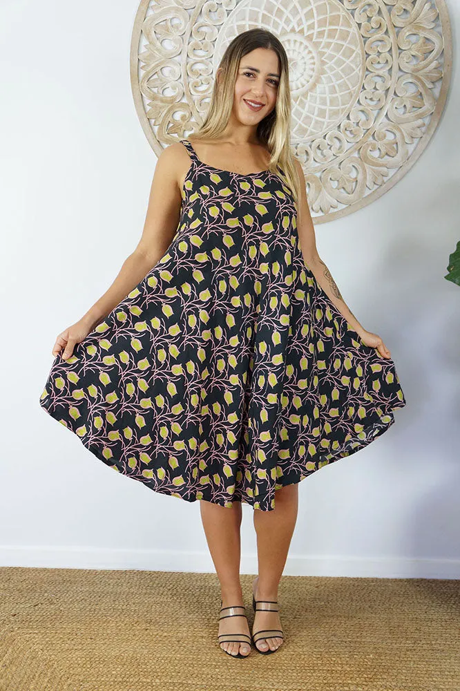 Montego Dress "Tulips"