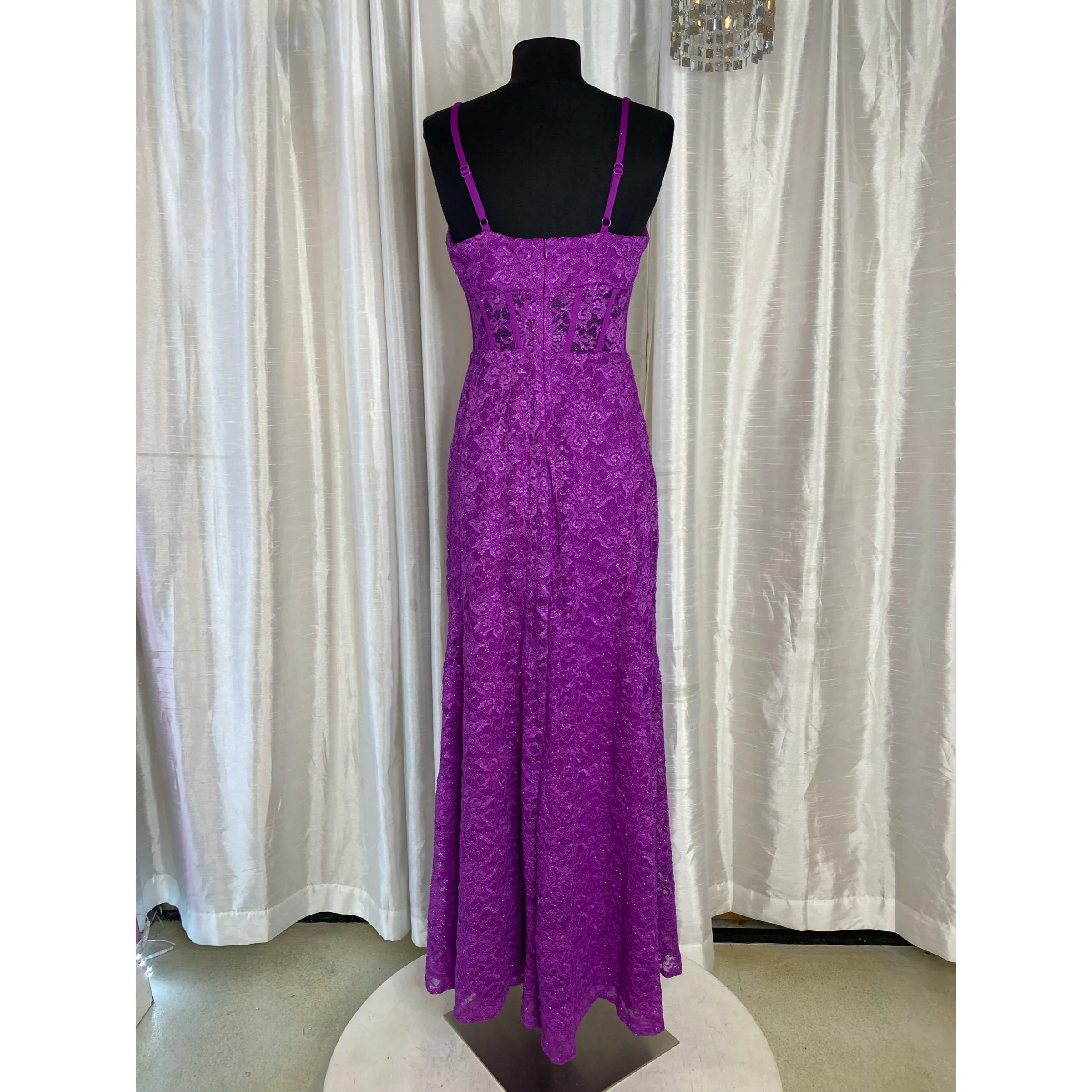 MORGAN & CO Long Gown Magenta Multiple Sizes Available NWT