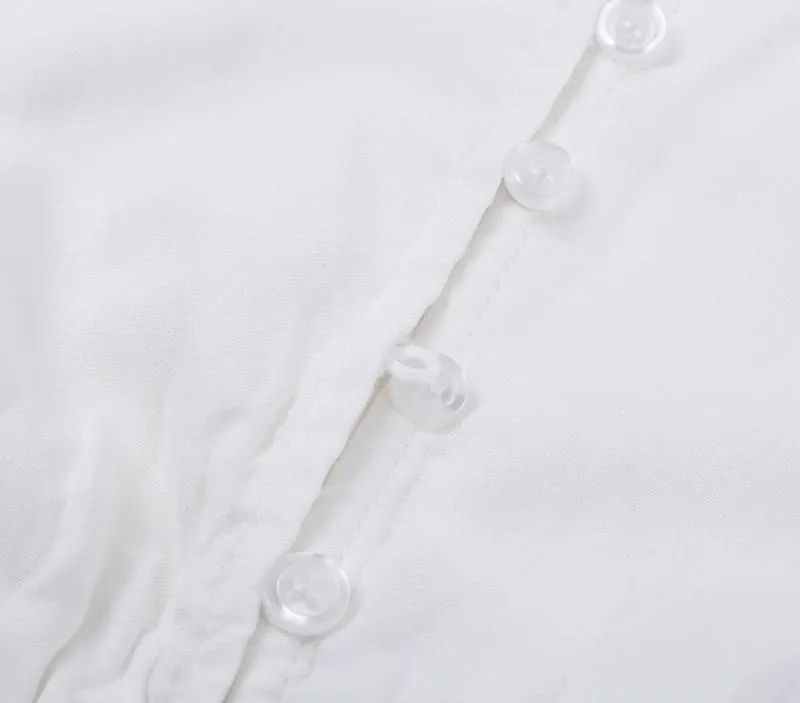 Morning Cloud Maxi Dress - White