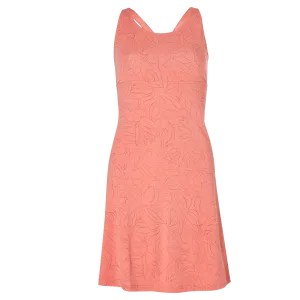 Neha Dress - Brick Dust Leaf