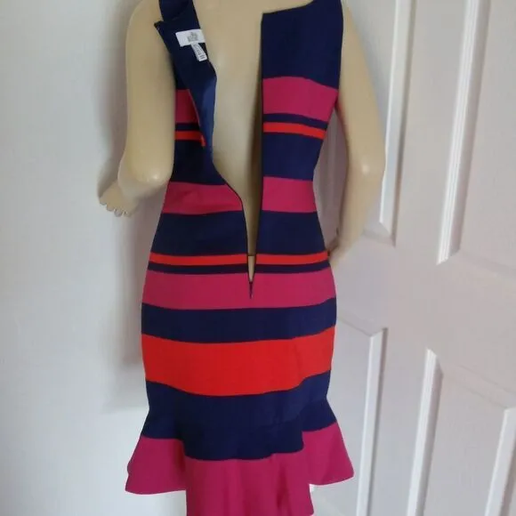 NEW Badgley Mischka Solid Party Dress