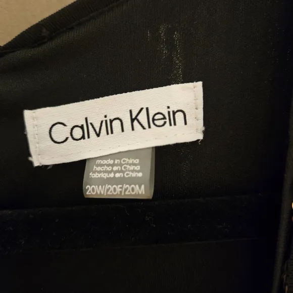 New Calvin Klein 20w sequin dress