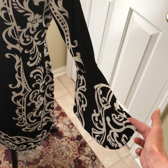*NEW* INC black and white dress.  Size M. NWT