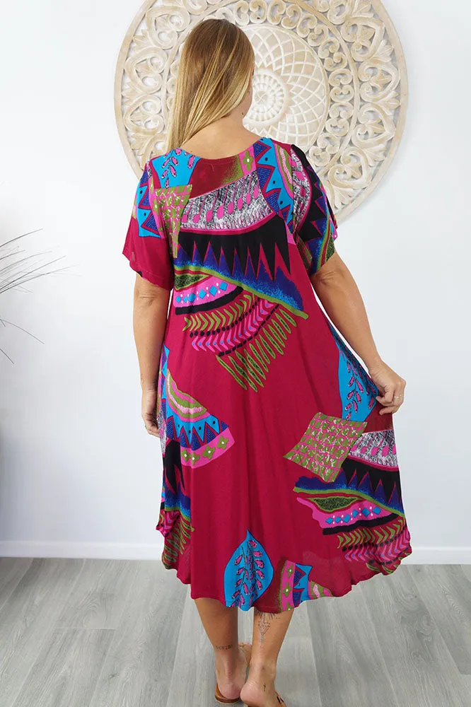 Newport Dress "Aztec"