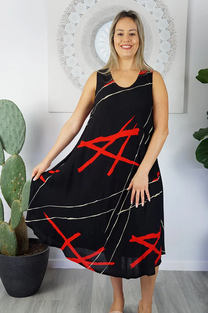 Niche Dress "Bermuda" Print