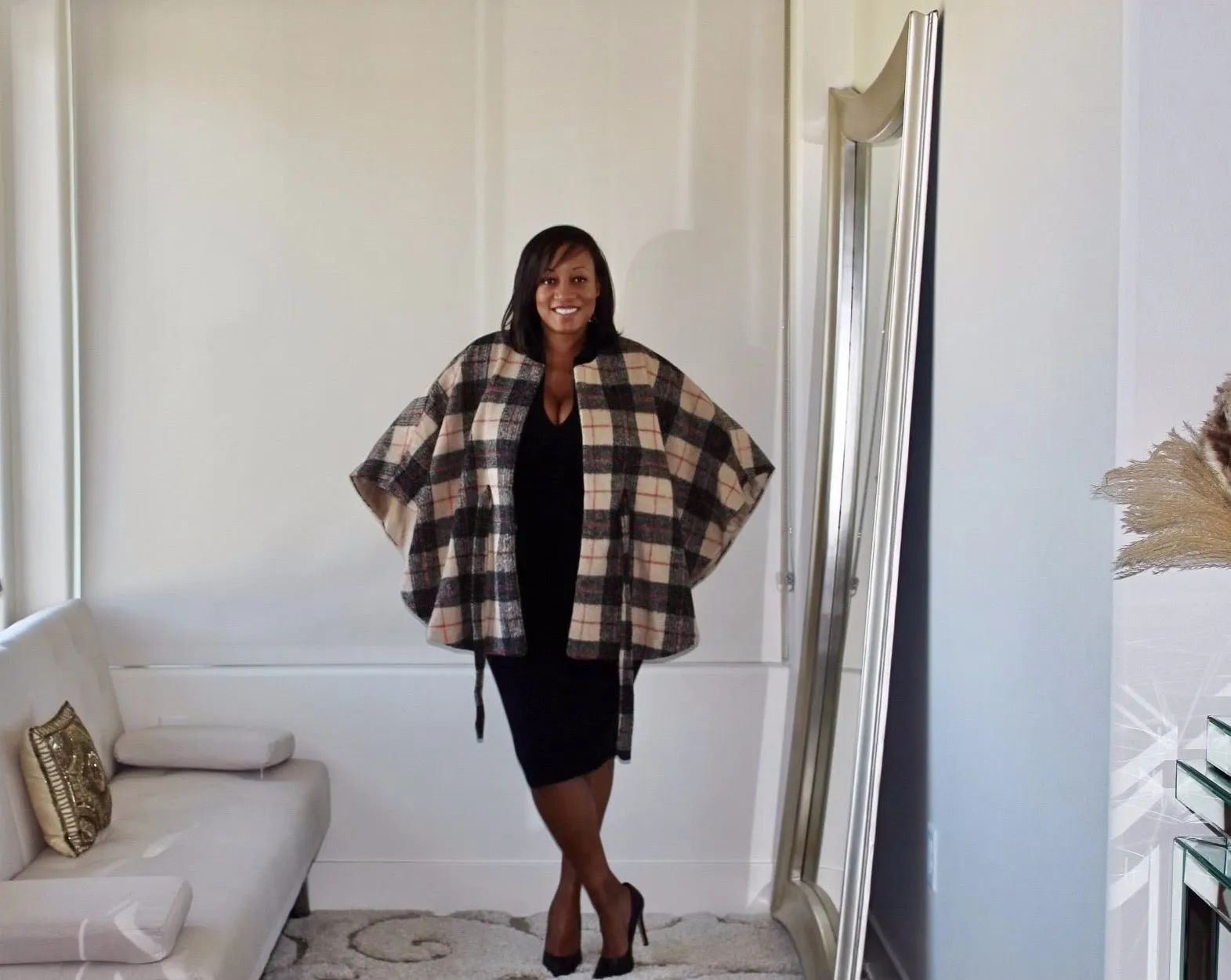 No Cap Sleeve Midi Dress