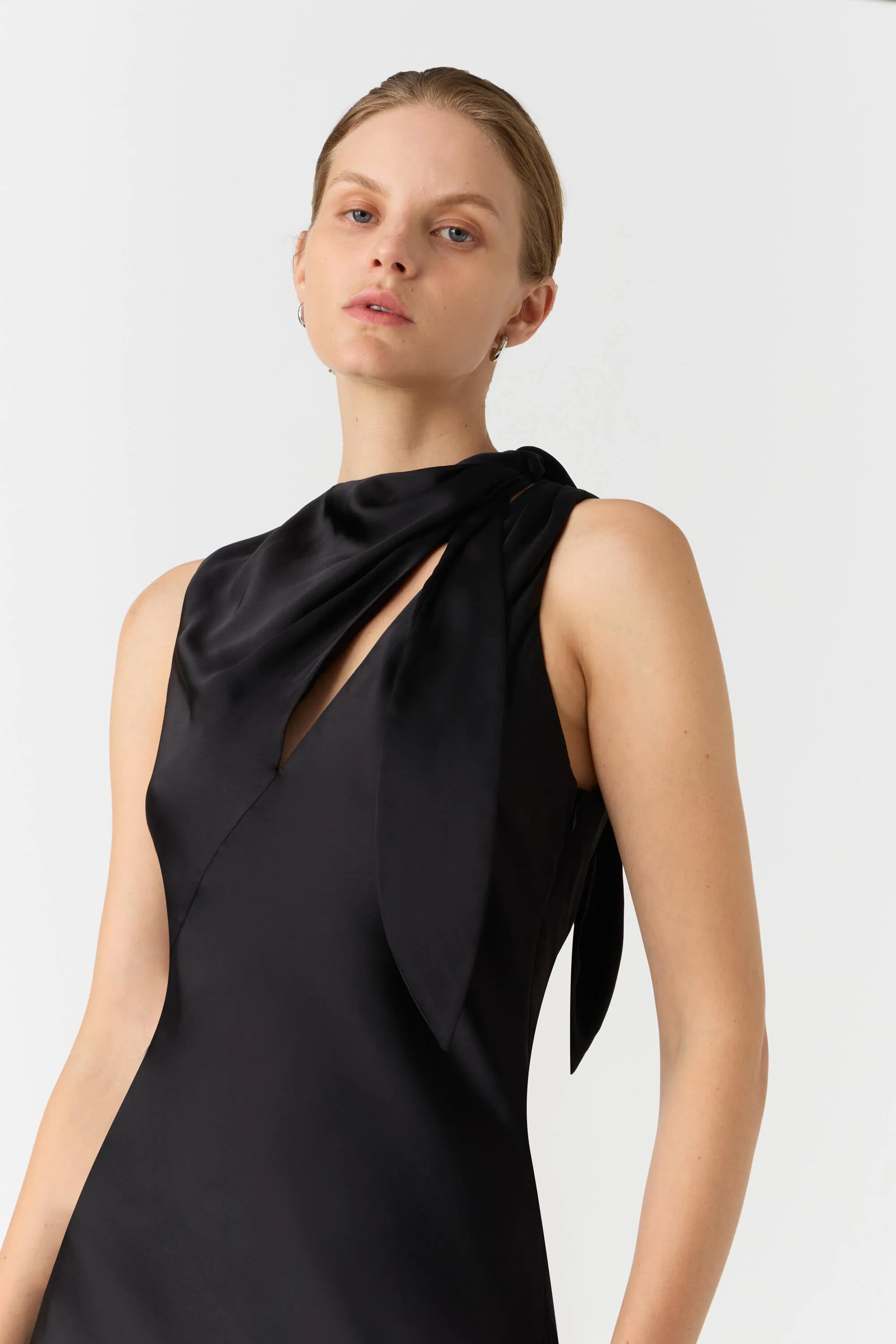 NOELIA SATIN MAXI DRESS