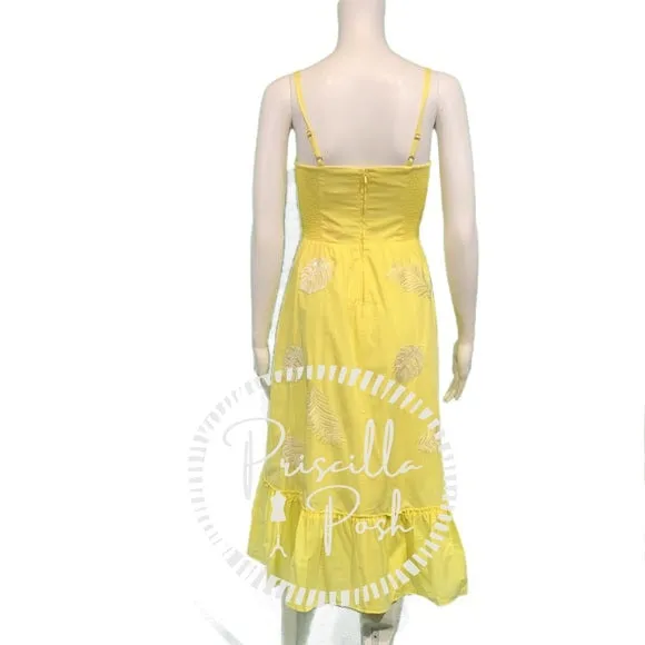 NWT Lilly Pulitzer Eloisa Midi Dress Yellow 00