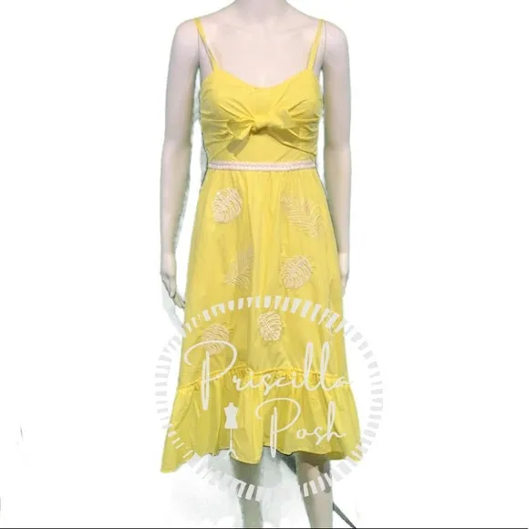 NWT Lilly Pulitzer Eloisa Midi Dress Yellow 00