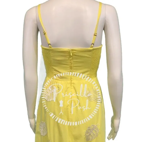NWT Lilly Pulitzer Eloisa Midi Dress Yellow 00
