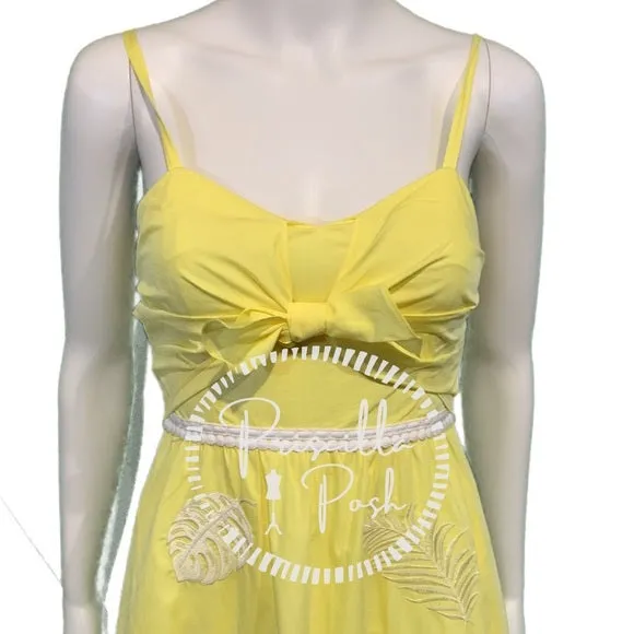 NWT Lilly Pulitzer Eloisa Midi Dress Yellow 00