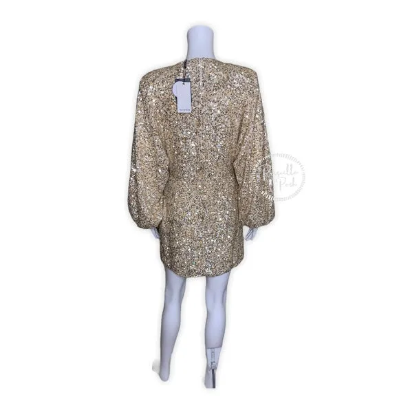 NWT RETROFÊTE Aubrielle sequined mini dress