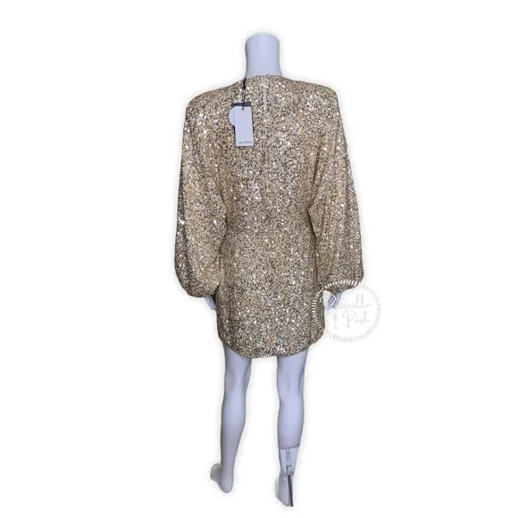 NWT RETROFÊTE Aubrielle sequined mini dress