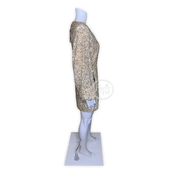 NWT RETROFÊTE Aubrielle sequined mini dress