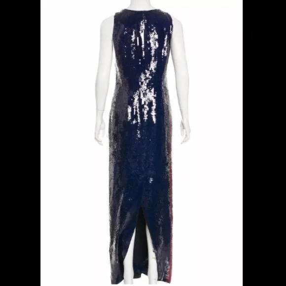 NWT Tory Burch Ophelia Color Block Sequin Dress