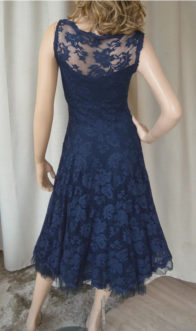 Olvis Lace Grace Kelly Dress Sleeveless Fit and Flare