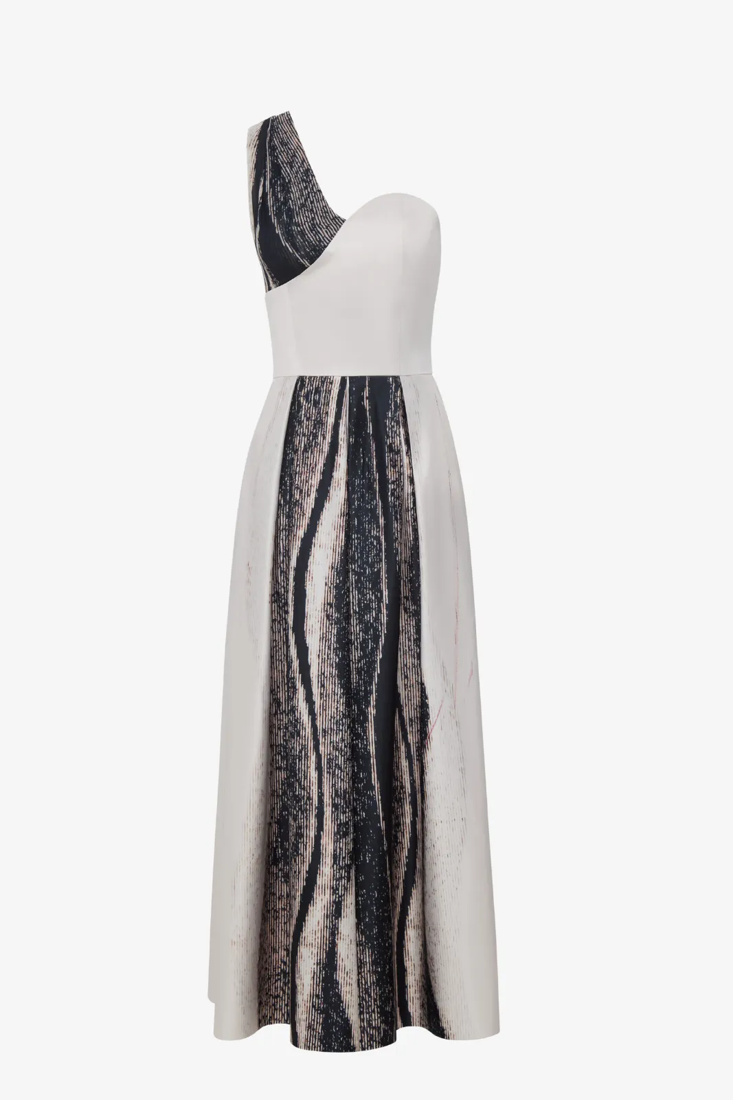 One-Shoulder Midi Gown