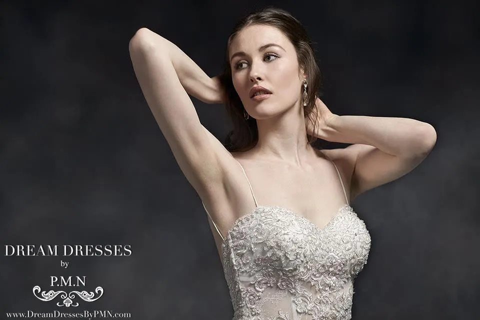 Open Back Mermaid Wedding Dress (#Mayra)